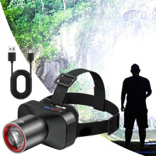 Outdoor LED Flashlight Camping Fishing Lantern Front Led Light Outdoor Fishing Light Flashlight
