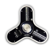 LED Fidget Spinner Leuchtanzeige Dreilappiger Digitaler Gyro Elektronisches DIY Produktionsschweißset