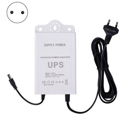 12V-2A Uninterruptible Power Supply for WiFi Modem Router Security Camera  UPS Battery Backup Protector EU PLUG 2