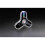 LED Fidget Spinner Luminous Display Three Lobe Digital Gyro Electronic DIY Production Welding Kit 2