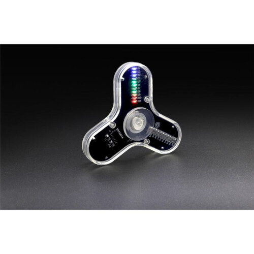 LED Fidget Spinner Luminous Display Three Lobe Digital Gyro Electronic DIY Production Welding Kit 1