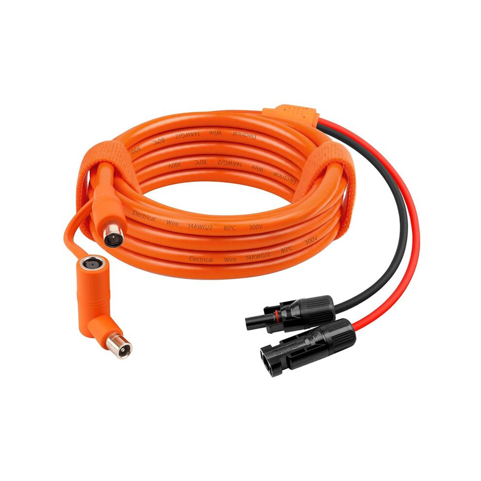Solar To 8Mm Charge Extension Cable 10Ft,12Awg+14Awg Solar Cable With Solar Panel Connector To Dc7909/8020 4713990996654