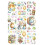1Set Happy Easter Window Stickers Cute CartoonRabbit Easter Eggs Flowers Glass Sticker Easter Decoration 1