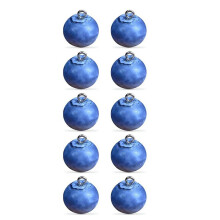 10 Breloques 3D en Forme de Myrtille en Résine pour la Fabrication de Bijoux, Bracelets, Boucles D'Oreilles, Pendentifs