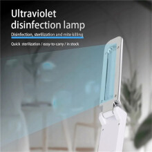 Lampada UV Portatile da 3 W per La Disinfezione Degli Ambienti, Lampada UVC Portatile, Lampada UV Pieghevole Portatile