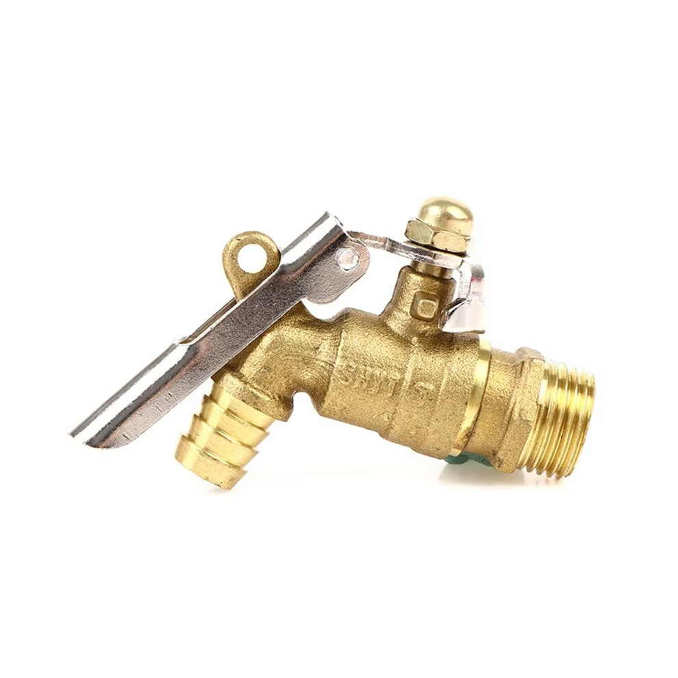 Garden Outdoor Brass Faucet Public Places Lockable Water Tap Anti-Freeze Brass Water Faucet Preventing Water Theft