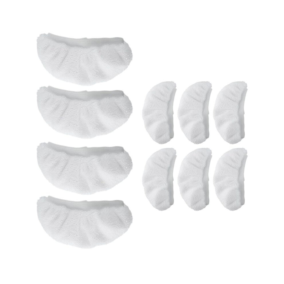 10 PCS Steam Cleaner Accessories,Universal Reusable Steam Mop Pads, Steam Shot Attachments Handheld Steam Cleaner