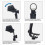 2PCS Adjustable Mic Clip  Drum Rim Shockproof Mount Microphone Mic Clamp Stand Holder  Drum Microphone Clip 4