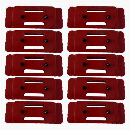10pcs Red Feet Mounting System,Mounting Feet for  Packout, Mounting Feet for  Packout System