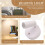 USB Rechargeable  Dimmable LED Bedroom Wall Light White Magnet Magnetic Base for Bedside Study Reading 5