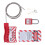 Lockout Tagout Cable Lock Resistant-Temperature, Handled Door Valve  Locks Electrical Plug Lockout Device 6