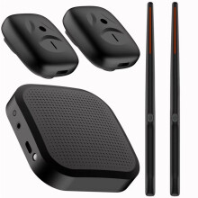 Electronic Virtual Air Drum Set Portable Professional Virtual Air Drum Drumsticks Pedals for Beginners Children Adults