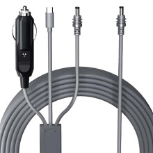 3 in 1 Cable for Starlink ,USB C to Power Cable, 12V-24V Car Power Cable for Starlink , 18AWG Cable 16.4ft