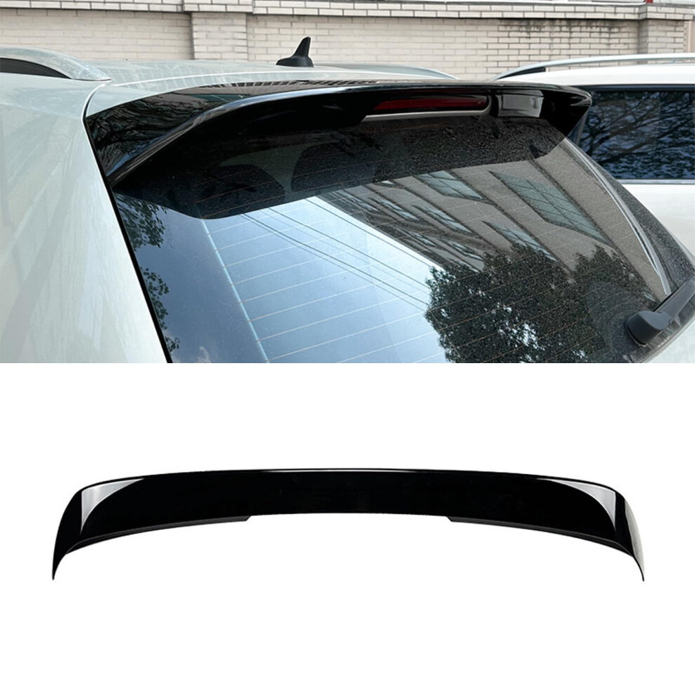 Rear Roof Spoiler Glossy Abs Sporty Luxury Appearance For Vw Tiguan Mk2 Rline 20172023 Black 9169991205076