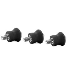 3Pcs Universal Tripod Foot Spikes Set 1/4 Inch Thread Stainless Steel Tripod Monopod Legs Feet Replacement Parts