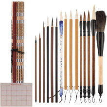 Pinceles Tradicionales Chinos: Pinceles de Arte Chino de Larga Duración, Pinceles Multiusos para Dibujar, Pintar con Pincel Chino