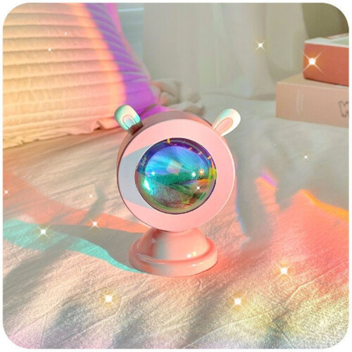 Cartoon Sunset Lamp Rainbow Light  Fill Light USB Night Light Gift 2