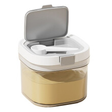 Boîtes en Plastique - Bocaux de Rangement de Cuisine Résistants Aux UV avec Cuillère à Gratter Gratuite pour le Lait en Poudre et le Scellage des