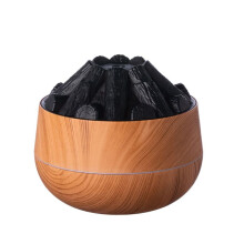300 Ml Lagerfeuer-Luftbefeuchter, USB, Geräuschloser Flammen-Diffusor, Ätherisches Öl, Abschaltautomatik für Zuhause, Büro, Fitnessstudio, Helle