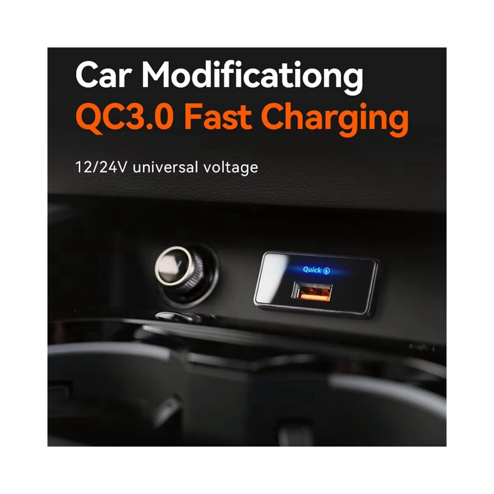 30W Car Charger Fast Charging Type C Pd Outlet Adapter Car Charger Power Socket For Marine Boat Atv Camping Truck Pd 4714025575042