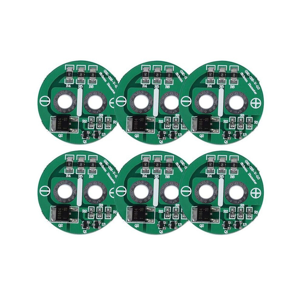 6Pcs Super Capacitor Balance Board 2.5V Super Farad Capacitor Protection Board Voltage Limiting Circuit Board 4714193832862