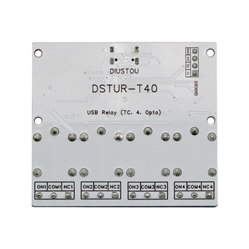 Relay Module 3 Channel USB to CH340 Serial Control Relay Module Optocoupler Protection TYPE-C Interface Module DSTUR-T30 2