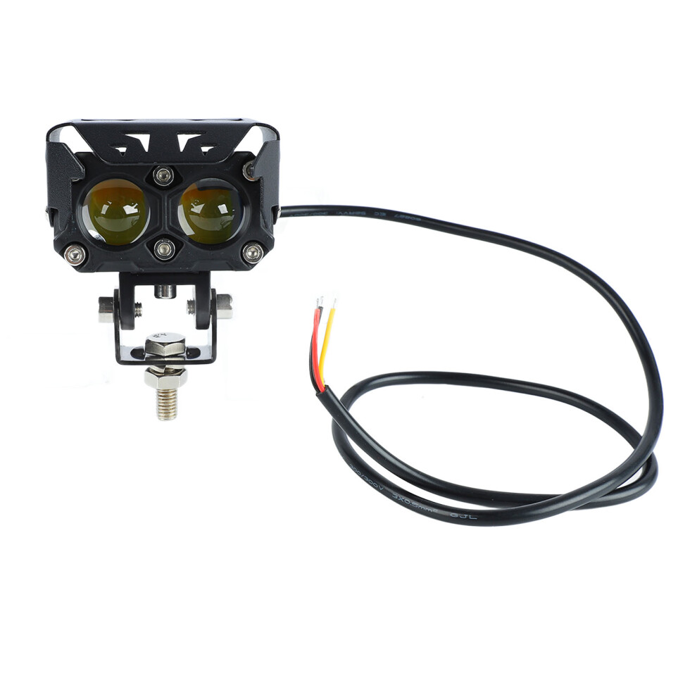 Universal Led Pod Lights For Off Road Vehicles Dual Beam Driving Fog Auxiliary Lamps Fit For Motorcycle Truck Suv Atv Tractor Boat Amber/White 9028731814100