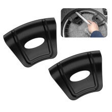 2PCS Motorcycle Rim Protector with Double Rib Design and Finger Hole Grip for Tire