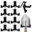 10 Pcs Plastic Shed Hooks for Garden Tools, ABS VShaped Tool Hanger for Space Saving Organization 1