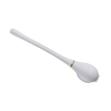 Spazzola per WC in Silicone per Pulizia Profonda con Apertura Automatica, Pearl White