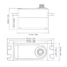 90 Servo 12kg Metal Gear Digital Motor