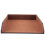 PU Leather Collection Letter Tray, Document Desk Organizer,Stackable Office File Document Tray Holder (Brown) 1