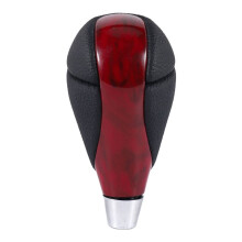 Pommeau de Levier de Vitesse de Transmission Automatique en Cuir Rouge pour TêTe de Vitesse ES IS RX GS de Haute Qualité
