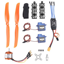 A2212 1400KV Brushless Motor 30A ESC XT60 Plug SG90 9G Servo 8060 Propeller for RC Fixed Wing Plane Helicopter