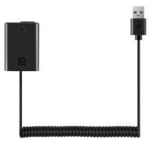 USB Charging Cable NP-FW50 Dummy Battery Spring Wire for A7 A7R A7S A7M A7II A7S2 A7M2 A7R2 A6500 A6300 Coupler