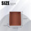 PU Leather Collection Letter Tray, Document Desk Organizer,Stackable Office File Document Tray Holder (Brown) 7