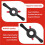 40mmx3mm Wheel Balancer Quick Release Wing Nut with Pressure Cup Shaft Nut 2