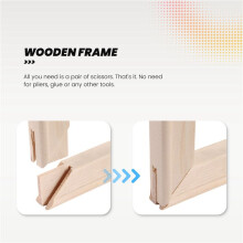 40X30Cm Wooden Frame DIY Picture Frames Art Suitable for Home Decor Painting Digital Diamond Drawing Paintings