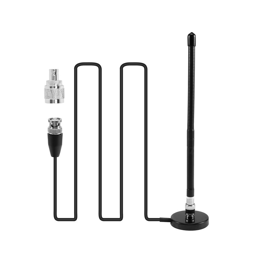Cb Aerial Antenna 27Mhz Soft Whip Magnetic Base Bnc Pl259 Connector Cb Aerial Antenna For Midland Maxon 6034227950941