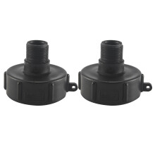 2 PièCes Adaptateur Fourre-Tout IBC 275 330 Adaptateur IBC Filetage Fin 2 Pouces NPS RéServoir D'Eau Tuyau D'Arrosage Adaptateur Connecteur