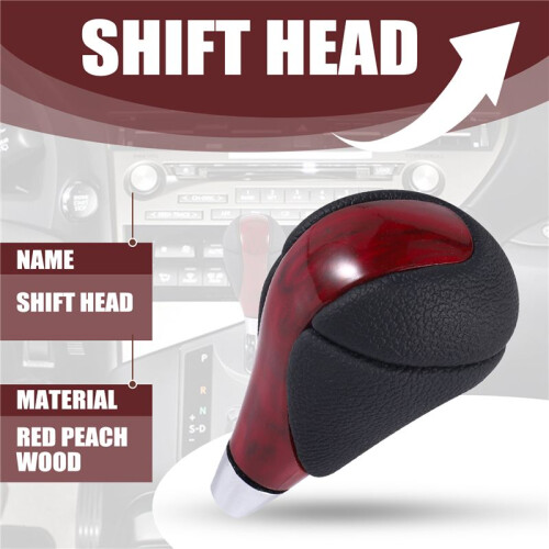 Red Leather Automatic Transmission Gear Shift Knob for  ES IS RX GS Gear  High Quality 1