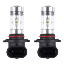 2X 6000K Super White H10 9045 9145 9140 100W 1200LM LED Fog Light Bulb Projector Driving DRL