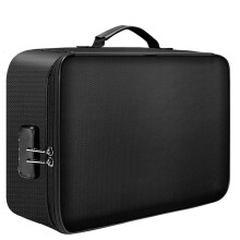 Bolsa de Bloqueo para Documentos a Prueba de Fuego, Billetera de Transporte, Almacenamiento de Documentos PortáTil de Varias Capas, Adecuado para