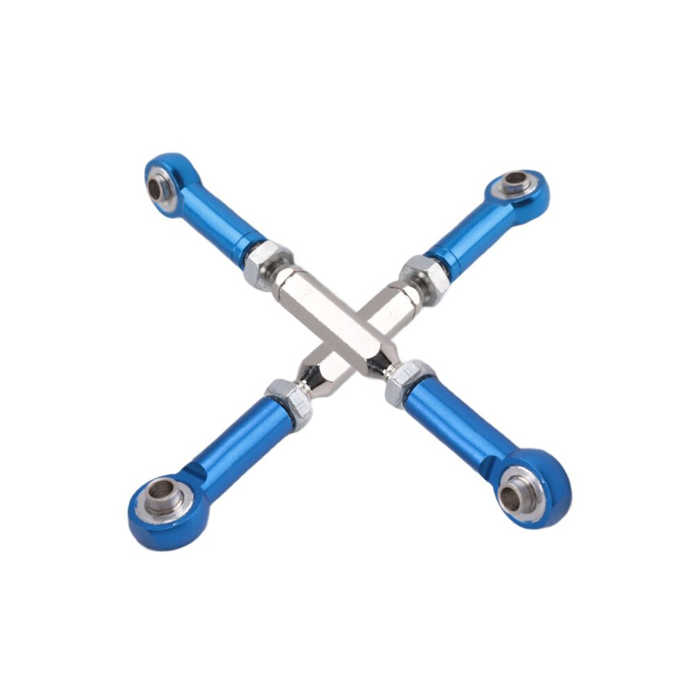 2Pcs Metal Adjustable Steering Linkage Servo Link Pull Rod For Slash 4X4 5807 Hq727 1/10 Rc Car Upgraded Parts,3 6032562199599