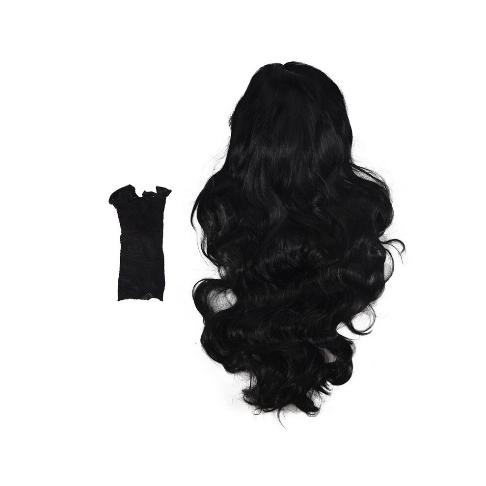Unisex Black Body Wave Lace Front Wig Natural Hairline Body Wave Human Hair Wigs Brazilian Pre-Plucked Lace Front Human Hair Wigs