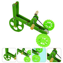 Training Toy  Bike Toy Intelligence Training Toy for Parakeet Cockatiel (Green)