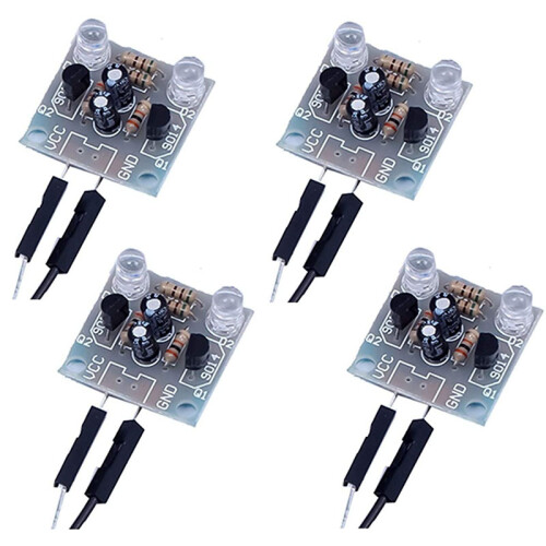 4-Piece Set 5mm LED Flash DIY Kit Electronic  Kit PCB Circuit Welding Skills Learning Training Kit
