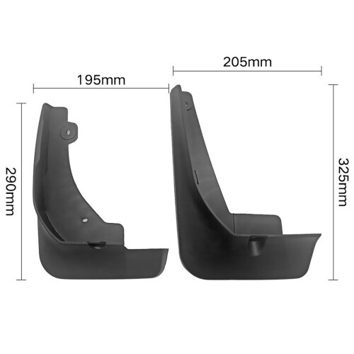 4Pcs Car Mud Flaps Mudguards  Guards  for    2020 2021 Car Decoration 2