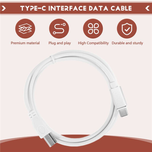 USB Type B Midi Cable To Type C Connector, Adapter Cable, Piano Audio Cable 1