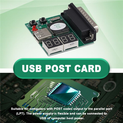 PC Diagnostic Card USB Post Card Motherboard Analyzer Tester for Notebook Laptop Computer Accessories 2